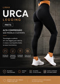 Legging Urca Preta Sunsian - Cintura Alta e Alta Compressão